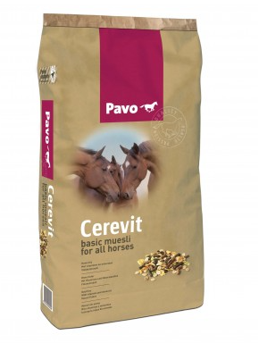 PAVO CEREVIT 15 KG MUESLI SIN AVENA